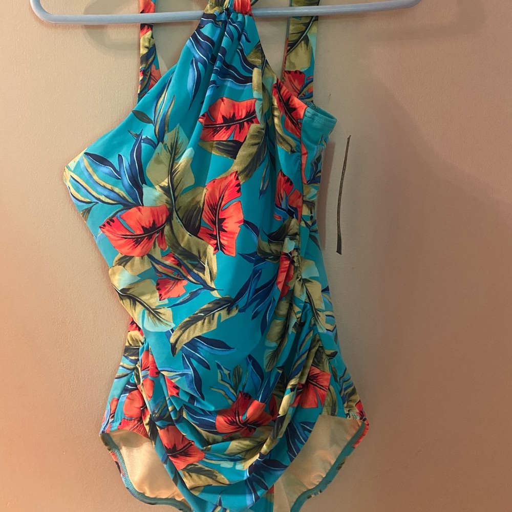 Tropical Floral One-Piece Swimsuit